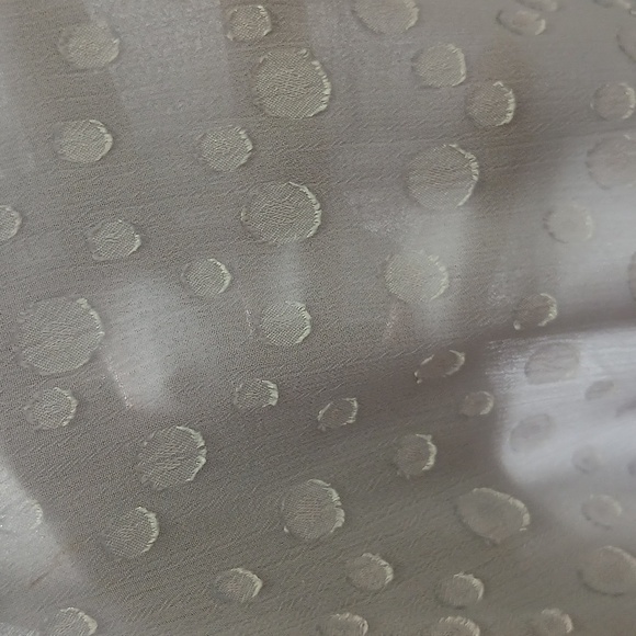 Roz& Ali lavender polka dot pleated blouse size 2X - Picture 11 of 16